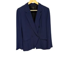 J.Crew 365 Double-Breasted Blazer in Navy | Size 12